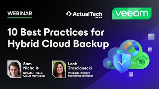 10 Best Practices for Hybrid Cloud Backup | Webinar