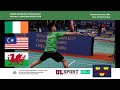 Ireland vs Wales Badminton International Exhibition