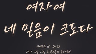 안산동산교회 청년교구 하임공동체 라이브 스트리밍 중