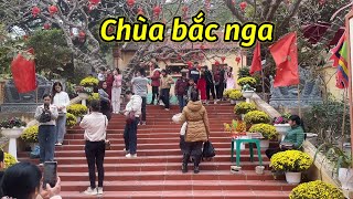 Đi lễ chùa bắc nga mùng 4 tết Đình lập tv