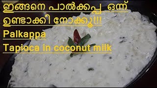 ഇങ്ങനെ പാൽക്കപ്പ  ഒന്ന് ഉണ്ടാക്കി നോക്കൂ!!! || Palkappa || tapioca in coconut milk