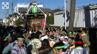 平成27年　茅ヶ崎南胡・鳥井戸御霊神社例大祭　神輿渡御＝新南湖地区