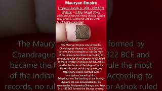 Interesting ancient Indian coin of Maurya empire depicting shivling #shorts