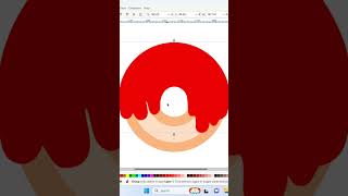 INKSCAPE (how to make simple donut vector)