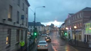 Arriving into Tullamore Town Centre on the bus from Edenderry