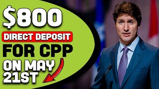 CPP Confirmed by Canada Revenue Agency: An additional $800 deposited into the Canada Pension Plan