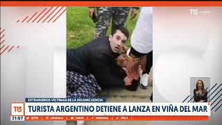 Turista argentino detiene a lanza en Viña del Mar