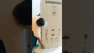 unboxing fridge.. ❤👌🏻liebherr fridge double door #unboxing #liebherr #fridge 😊👌🏻👌🏻#electric