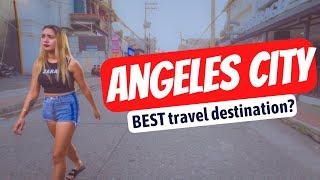 Travel to Angeles City Philippines | ASMR walking vlog tour | no talking just walking