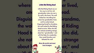 Little Red Riding Hood | Classic Short Story for Kids | Fairy Tale | @StoriesForReading