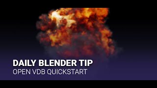 Daily Blender Secrets - OpenVDB Quickstart