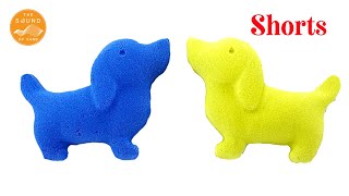 Shorts #107 How to make Dog Puppy from Kinetic Sand Sand Cutting ASMR  The Sound of Sand.