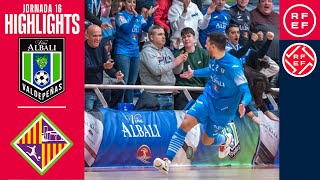 Resumen #PrimeraDivisiónFS Viña Albali Valdepeñas 4-3 Illes Balears Palma Futsal | Jornada 16