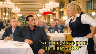 Waiter Insulted Steven Seagal in a Luxury Restaurant, Not Knowing He Owned the Restaurant...