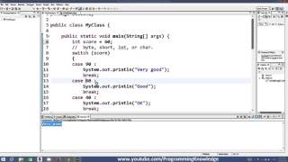 Java Tutorial For Beginners 10 switch Statement in Java