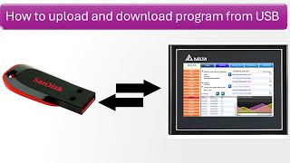 delta hmi program download using pendrive | delta hmi program download using usb | #deltaplc