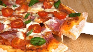 Home-made pizza! It has never tasted so delicious before. (We make it every week) Very quick recipe