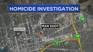 Stockton police seeking information after a fatal shooting left a man dead