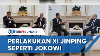 Pertemuan Putin dan Xi Jinping Sama dengan Pertemuan dengan Presiden Jokowi, Pakai Meja Kecil