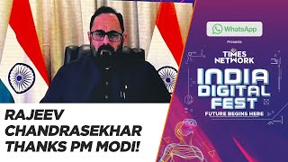 IT Minister Rajeev Chandrasekhar Thanks PM Modi For Making India This Capable | India Digital Fest