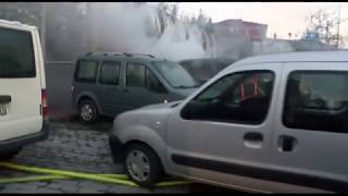 Beyoğlu’nda 3 Araç Alev Alev Yandı