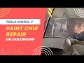 Tesla Model Y Paint Chip Fix Correction with Dr. Colorchip