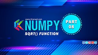 Numpy Part 08 | sqrt() function