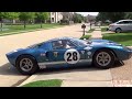 ford gt compilation great sound_ startup_ acceleration_ top speed_ lovely loud sound gt