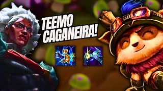 TEEMO CAGANEIRA! É COCO PRA TODO LADO | LEAGUE OF LEGENDS