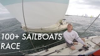 GREAT CHASE RACE - LARGE SAILING REGATTA