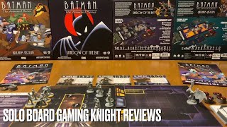 Batman: The Animated Series - Shadow of the Bat Solo REVIEW - Board Game Review - SBGK