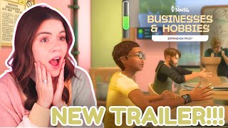 NEW Sims 4 Expansion Pack: Businesses \u0026 Hobbies! My Honest Reaction \u0026 Breakdown! 🏢