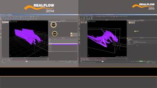 RealFlow 2015 Features: Hybrido Collisions