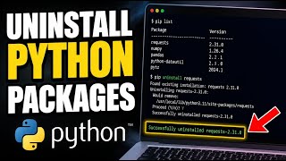 How to uninstall Python packages with pip uninstall - Step By Step