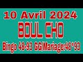 Boul bolet Cho pou Jodia 10 Avril 2024, Bingo 48-93 GG✅️, Maryaj: 48*93✅️.