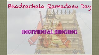 2022 SSVT Sri Bhadrachala Ramadasu Day - Individual Presentations