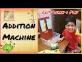 Simple Addition idea for Kids | Addtion Machine | Basic Addition Activity | Easy Addition Idea