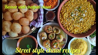 Ragda Chaat | gol gappa| teekha pani |Chaat Recipe |complete guide step by step #chaat #recipe#live