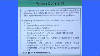 #2 Python Variables And Constants