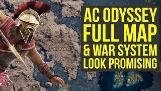 Assassin's Creed Odyssey Map Size & Conquest War System ALL THE INFO (AC Odyssey Map)