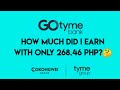 GOTYME BANK | INTEREST EARNED FOR OCTOBER | SMALL DEPOSIT