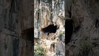 The walls and doors at the mountain of the cave indicate that it was once inhabited#cave #shorts
