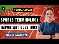 Sports Terminology | Important Questions | Static GK