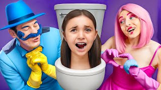 Skibidi Toilet Was Adopted by Mommy Long Legs and Daddy Long Legs! Roblox Skibidi Toilet is Missing!