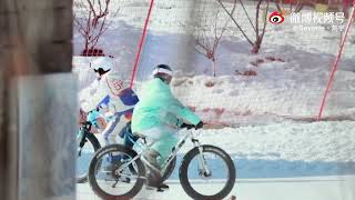 INTO1 Liu Yu skiing and riding bicycle so cute INTO1刘宇　可愛的小宇滑雪又踏單車　還𨄮倒了　超可愛 Cr:Reverie For LY0824