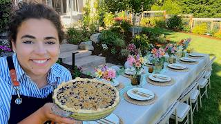 Celebrating the Garlic Harvest with a Beautiful Dinner Party!