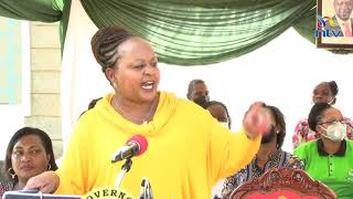 Rowdy youth interrupt Waiguru's speech in Kianjiru Gichugu