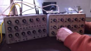 MFOS SOUND LAB CONTROLLED BY A 10 STEP SEQUENCER