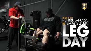 IFBB Pro Hunter Labrada Puts Sam Sulek Through a Leg Workout | HOSSTILE