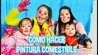 COMO HACER PINTURA COMESTIBLE ??? / LOS DESTRAMPADOS / FATIMA Y CAELI